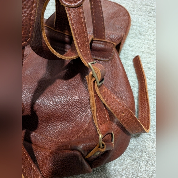 Portland Leather Goods Bucket Backpack - Nutmeg main image 7